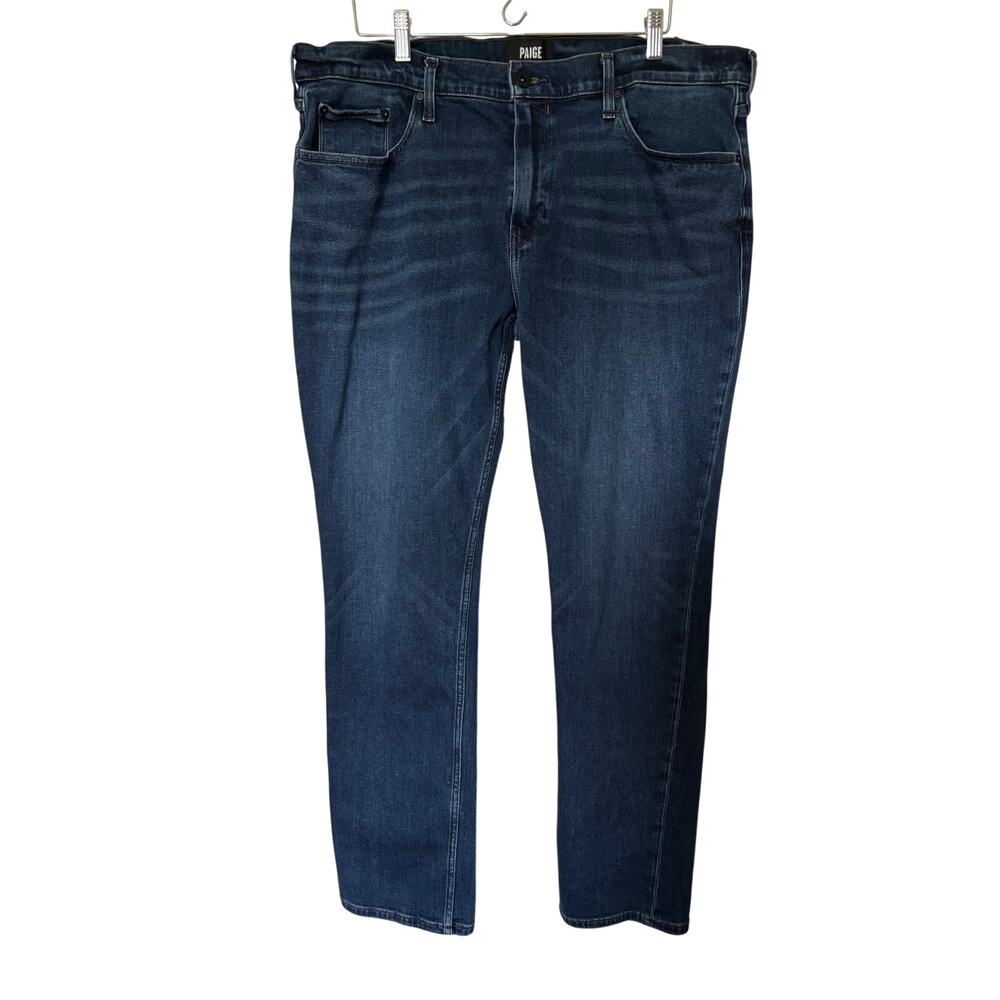 PAIGE Federal Slim Straight Men's Dark Wash Jeans Size 38
